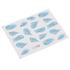 50pcs Stylish Art Tips Feather Water Transfers Nail Sticker for Ladies