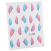 50pcs Stylish Art Tips Feather Water Transfers Nail Sticker for Ladies