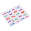 50pcs Stylish Art Tips Feather Water Transfers Nail Sticker for Ladies