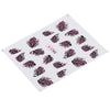 50pcs Stylish Art Tips Feather Water Transfers Nail Sticker for Ladies