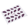 50pcs Stylish Art Tips Feather Water Transfers Nail Sticker for Ladies