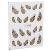 50pcs Stylish Art Tips Feather Water Transfers Nail Sticker for Ladies