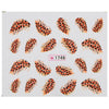 50pcs Stylish Art Tips Feather Water Transfers Nail Sticker for Ladies
