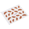 50pcs Stylish Art Tips Feather Water Transfers Nail Sticker for Ladies