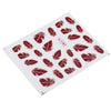 50pcs Stylish Art Tips Feather Water Transfers Nail Sticker for Ladies