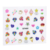 50pcs Emulational Nail Art Decal Sets Ultrathin Nail Sticker