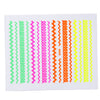 50pcs Nail Art Decal Sets Gold Mix Designs Nail Sticker