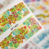 50pcs Flower Nail Decals Art Water Transfer Stickers Nail DIY Decoration
