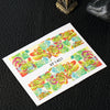 50pcs Flower Nail Decals Art Water Transfer Stickers Nail DIY Decoration