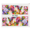50pcs Flower Nail Decals Art Water Transfer Stickers Nail DIY Decoration