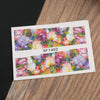50pcs Flower Nail Decals Art Water Transfer Stickers Nail DIY Decoration