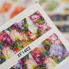 50pcs Flower Nail Decals Art Water Transfer Stickers Nail DIY Decoration