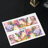50pcs Flower Nail Decals Art Water Transfer Stickers Nail DIY Decoration