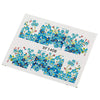 50pcs Flower Nail Decals Art Water Transfer Stickers Nail DIY Decoration