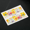 50pcs Flower Nail Decals Art Water Transfer Stickers Nail DIY Decoration