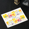 50pcs Flower Nail Decals Art Water Transfer Stickers Nail DIY Decoration