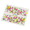 50pcs Flower Nail Decals Art Water Transfer Stickers Nail DIY Decoration