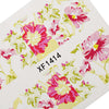 50pcs Flower Nail Decals Art Water Transfer Stickers Nail DIY Decoration