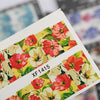 50pcs Flower Nail Decals Art Water Transfer Stickers Nail DIY Decoration