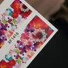 50pcs Flower Nail Decals Art Water Transfer Stickers Nail DIY Decoration