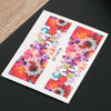 50pcs Flower Nail Decals Art Water Transfer Stickers Nail DIY Decoration