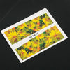 50pcs Flower Nail Decals Art Water Transfer Stickers Nail DIY Decoration