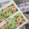 50pcs Flower Nail Decals Art Water Transfer Stickers Nail DIY Decoration