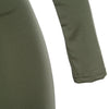 Sexy Plunging Neck Long Sleeve Asymmetrical Maxi Dress for Ladies