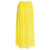 Fresh Style Elastic Waist Pleated Chiffon Women Ankle Skirt