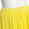 Fresh Style Elastic Waist Pleated Chiffon Women Ankle Skirt