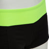 Active Elastic Waist Color Block Shorts for Women