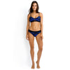 Sexy Spaghetti Strap Printed Two-piece Separate Swimwear for Women