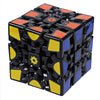 3D Gear Magic Cube 3 x 3 x 3 Black Base Colorful Brain Teaser Educational Toy