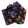 3D Gear Magic Cube 3 x 3 x 3 Black Base Colorful Brain Teaser Educational Toy