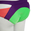 Sexy Spaghetti Push Up Color Block Low Waist Two Piece Swimwear for Women