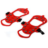 2pcs Non-slip 10 Studs Snow Shoes Spikes Grips Crampons Boot Cover Overshoes Ice Cleats