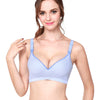 Cotton Pure Color Breathable Wire Free Nursing Bra for Pregnant Women