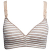 Cotton Pure Color Breathable Wire Free Nursing Bra for Pregnant Women