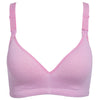 Cotton Pure Color Breathable Wire Free Nursing Bra for Pregnant Women