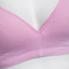 Cotton Pure Color Breathable Wire Free Nursing Bra for Pregnant Women
