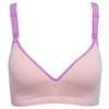 Cotton Pure Color Breathable Wire Free Nursing Bra for Pregnant Women