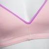 Cotton Pure Color Breathable Wire Free Nursing Bra for Pregnant Women