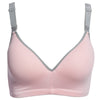 Cotton Pure Color Breathable Wire Free Nursing Bra for Pregnant Women