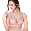 Cotton Pure Color Breathable Wire Free Nursing Bra for Pregnant Women