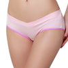 Cotton Pure Color Breathable U-Shape Low Waist Briefs for Pregnant Women
