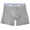 Mid Waist Cotton Blend Letter Print Long Leg Boxer Briefs for Men