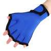 One Pair Swimming Webbed Gloves Frog Hand Flipper for Diving Training