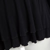 Sexy Plunging Neck Long Sleeve Ruffled Slimming Solid Color T-Shirt for Women