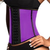 Simple Color Block Patchwork Slim Waist Rubber Corset for Women