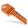 Stainless Steel Foldable Key-shaped Chain Knife Tool for Camping